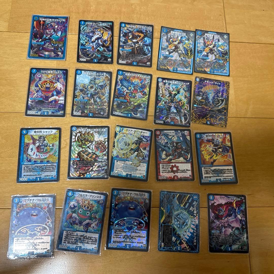 デュエマカードと鬼丸ヘッドカードプロテクト付き