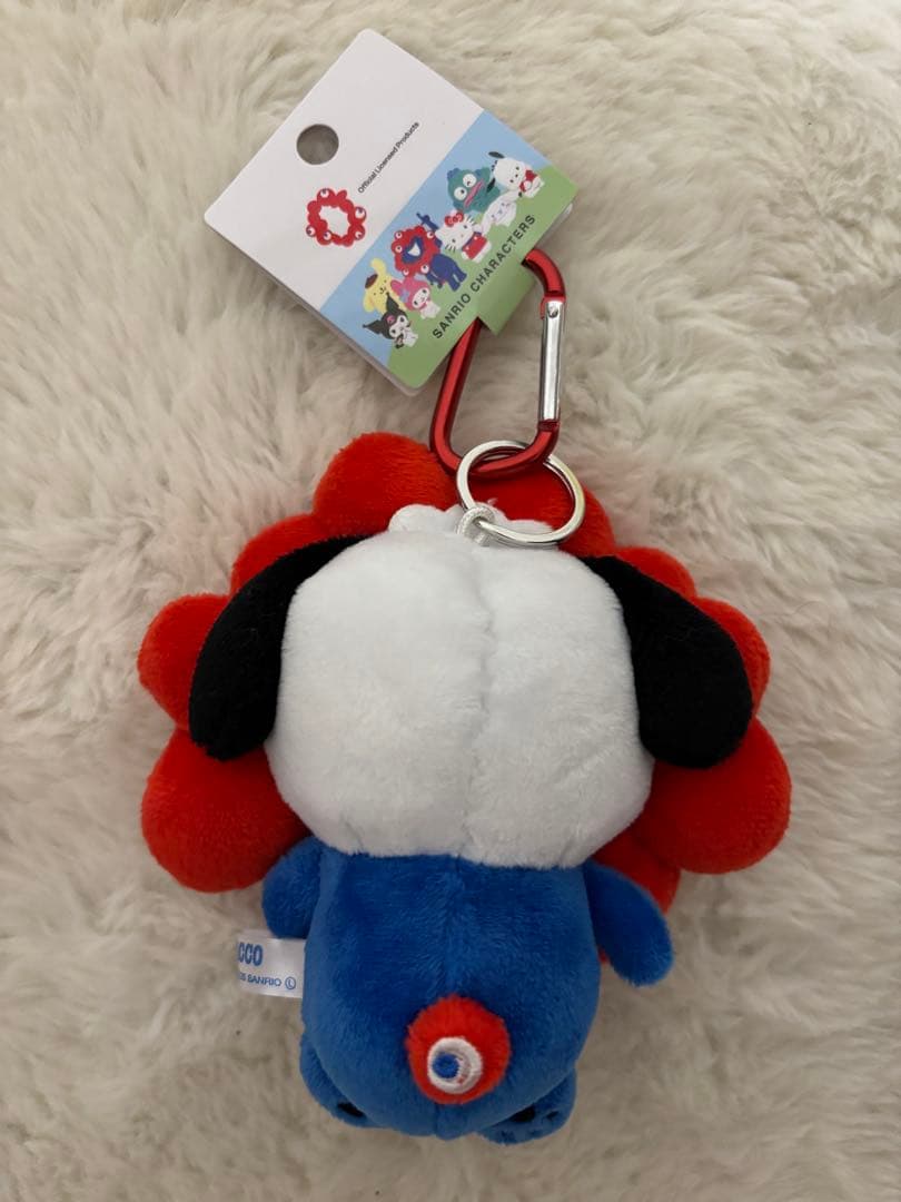 万博限定　ポチャッコ　ミャクミャクなりきりマスコットキーホルダー　カラビナ付