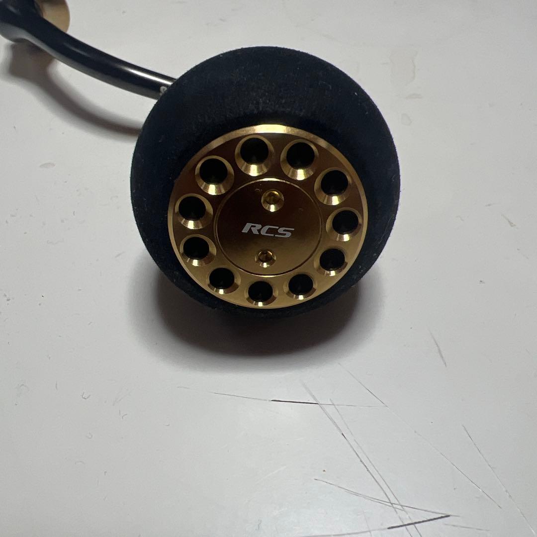 RCS 60 スピニングリールハンドル ブラック/ゴールド