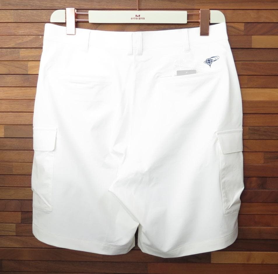 ⓁBEAMS GOLF（ビームス ゴルフ）ストレッチ カーゴショーツWHITE
