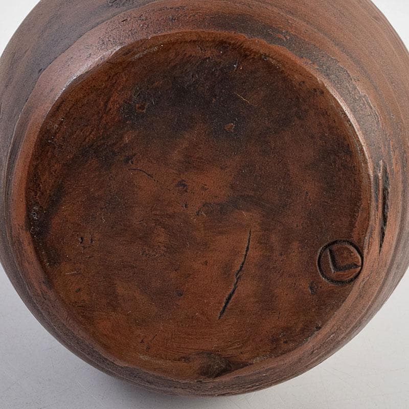 桂又三郎極め　江戸初期　古備前　人形徳利　共箱　V　9045