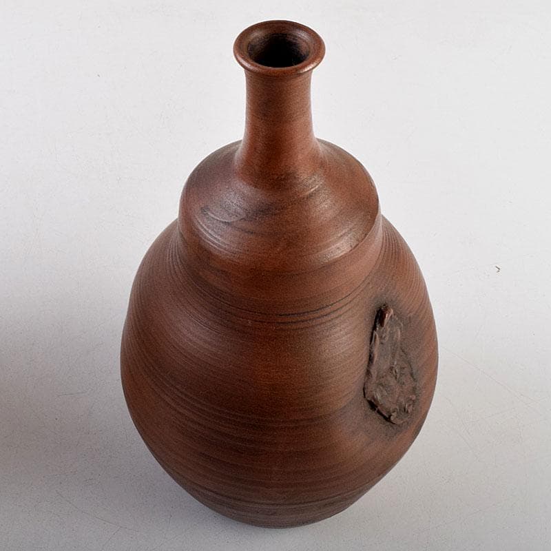 桂又三郎極め　江戸初期　古備前　人形徳利　共箱　V　9045