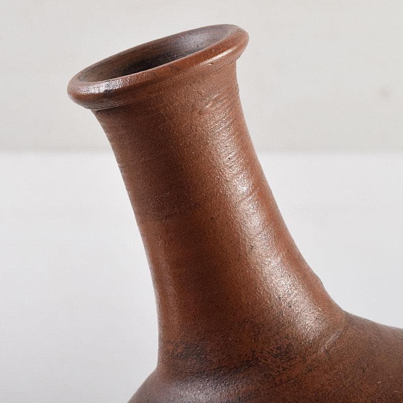 桂又三郎極め　江戸初期　古備前　人形徳利　共箱　V　9045