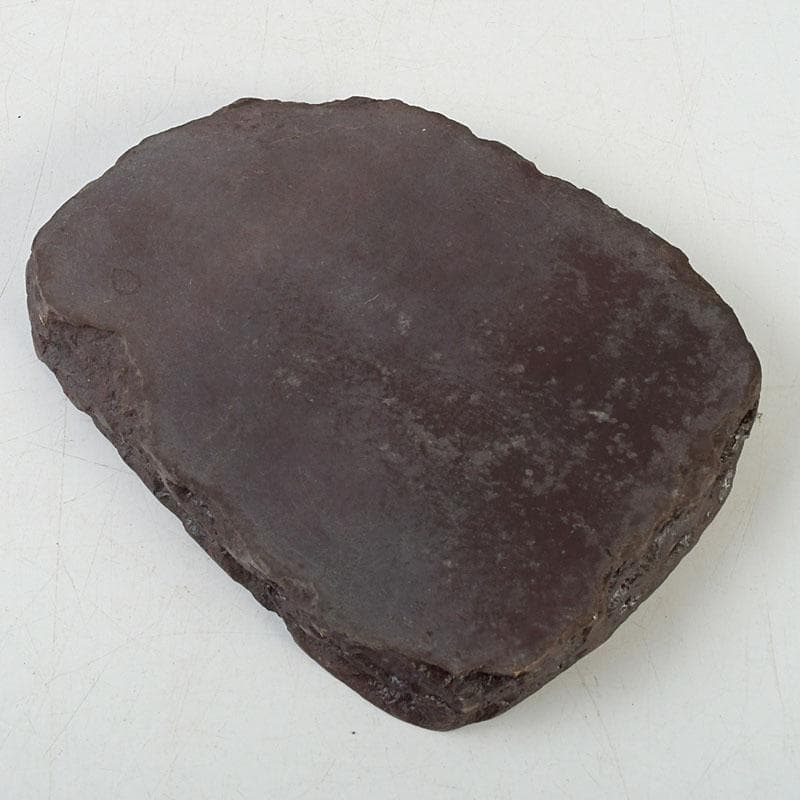 中国　書道具　花鳥彫　端渓硯　唐木箱　C　9599