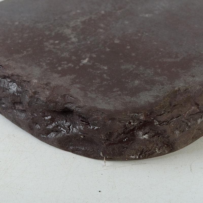 中国　書道具　花鳥彫　端渓硯　唐木箱　C　9599