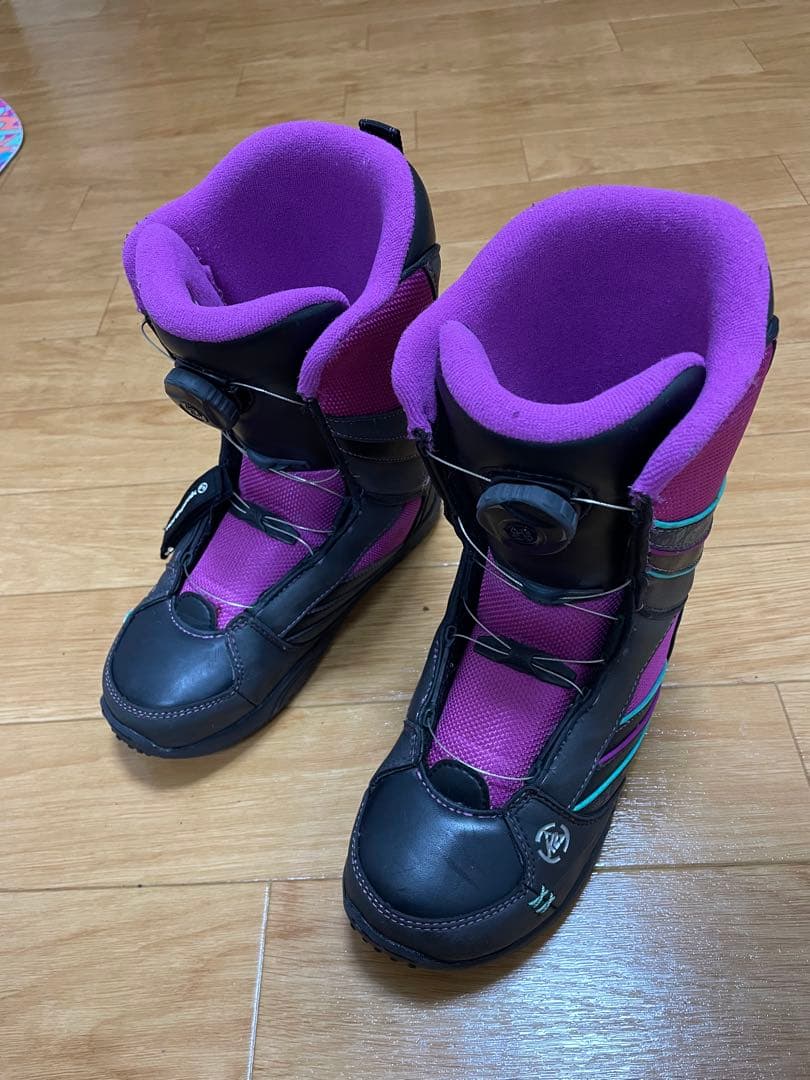 【トンノ】K2 ジュニア スノーボード 120cm ビンディングブーツ ケ