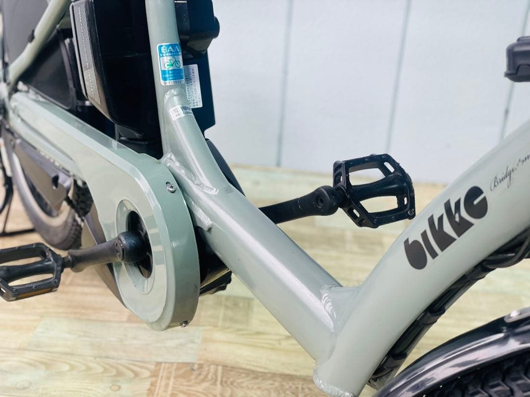 ★3105ブリヂストン12.8アンペア 20インチ子供乗せ電動アシスト自転車