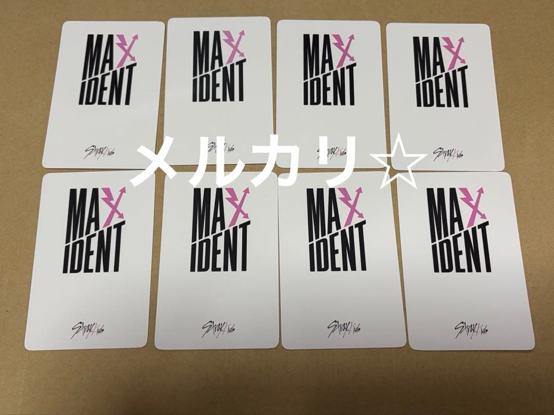 ① StrayKids MAXIDENT music plant トレカ 8枚