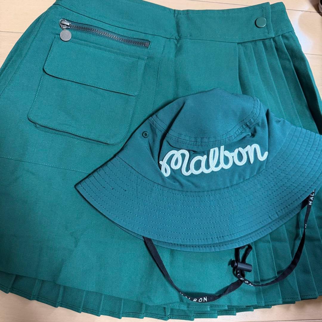 malbon golf スカート　バケハ　セット