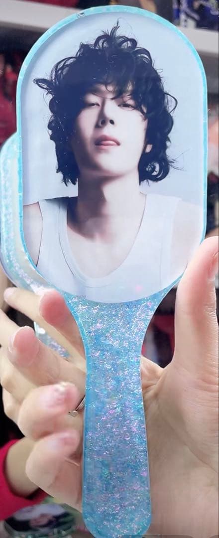 王一博 超大レジンエアークッション付きヘアブラシ　9点セット❣️確認用0105