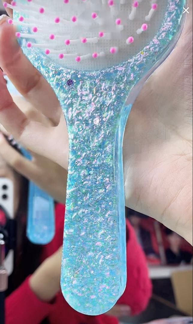 王一博 超大レジンエアークッション付きヘアブラシ　9点セット❣️確認用0105