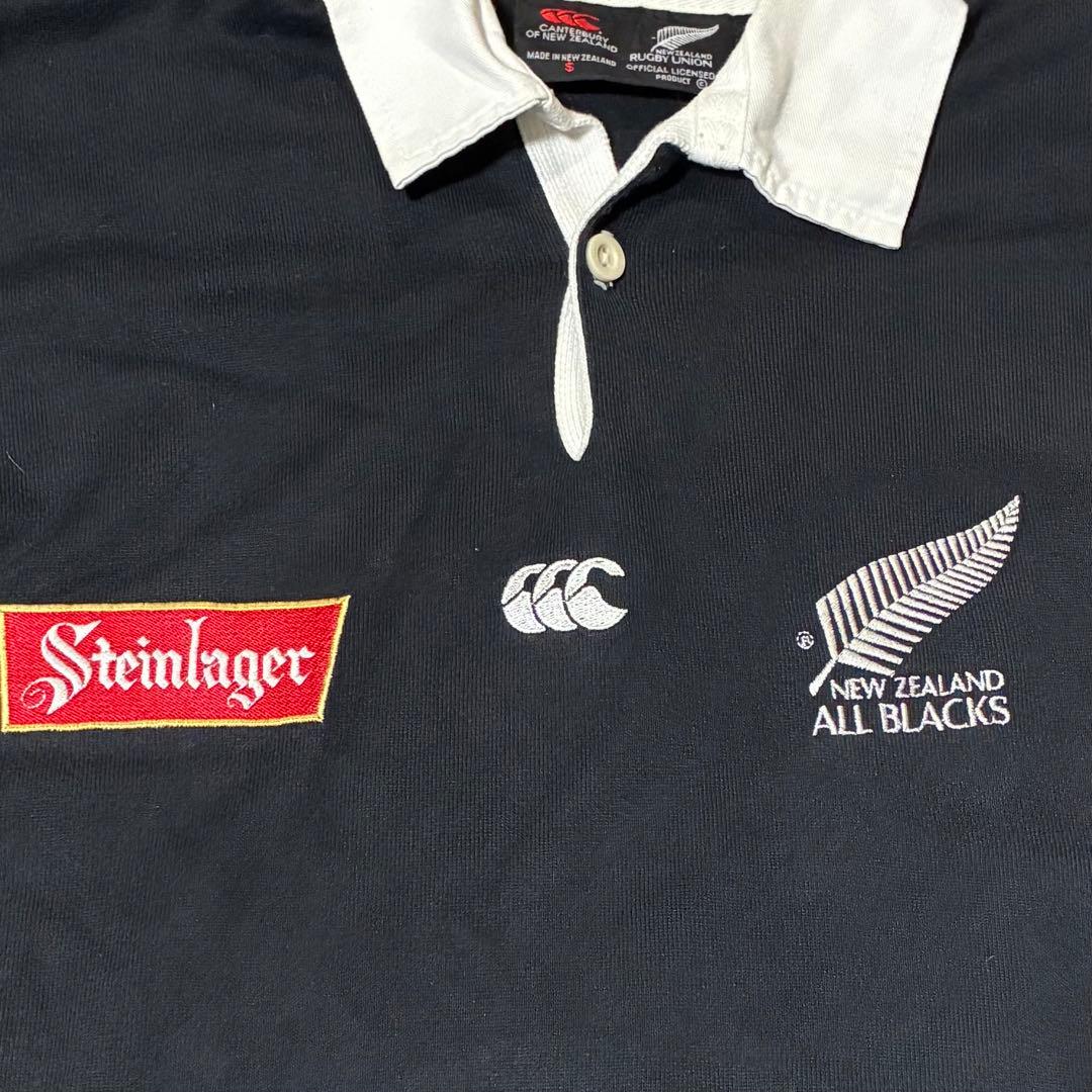 ⭐︎希少 90s Canterbury ラガーシャツ ラグビー オールブラックス
