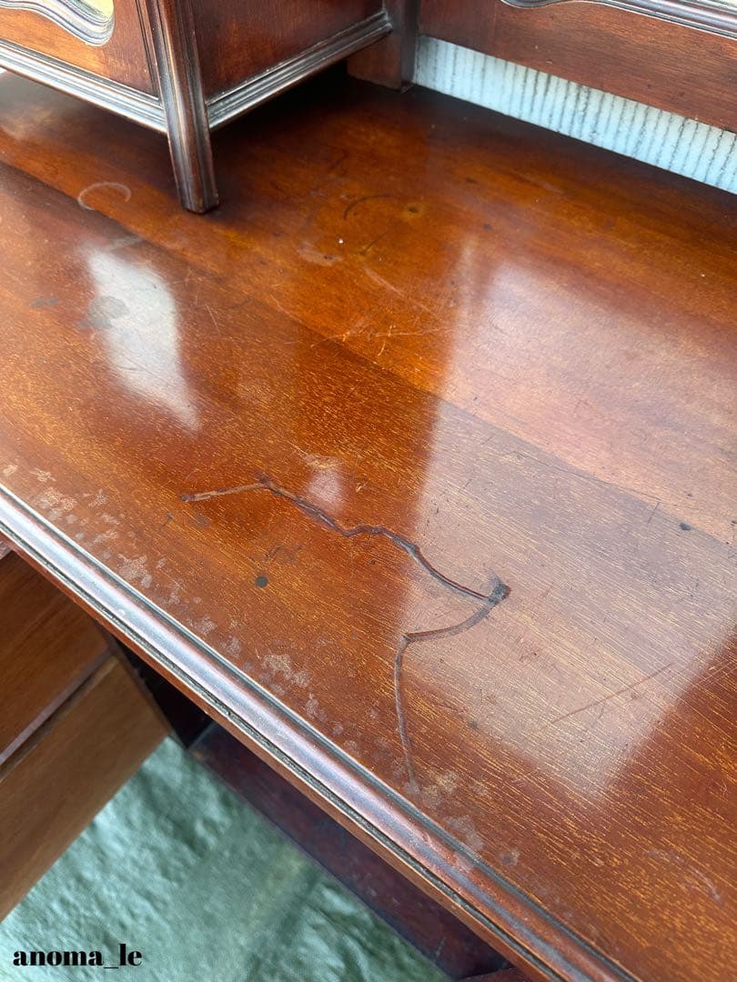 5008【パーラーキャビネット】英国アンティーク　ドレッシングチェスト