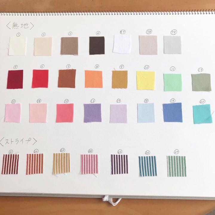 ちびぬい服　生地見本new