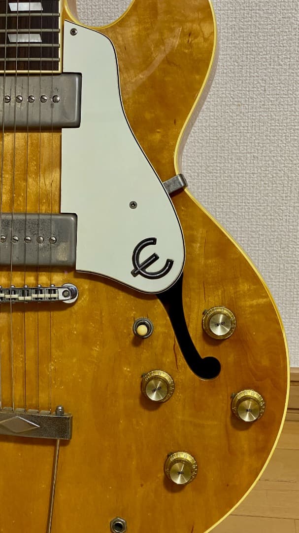 Epiphone Casino エピフォン カジノ 極上バーズアイ オレンジ