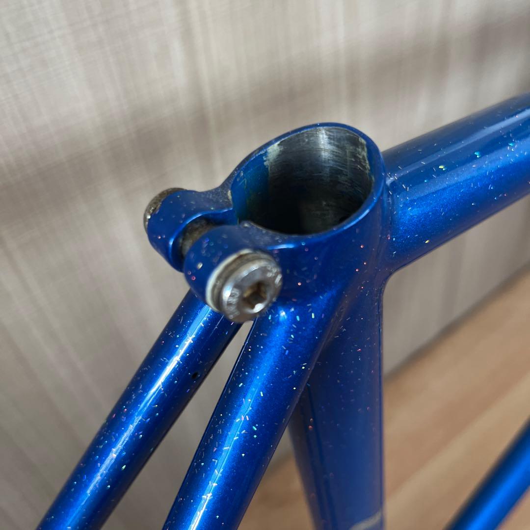 【競輪NJS認定】UMEZAWAフレーム 49cm Hattaヘッド&BB付き