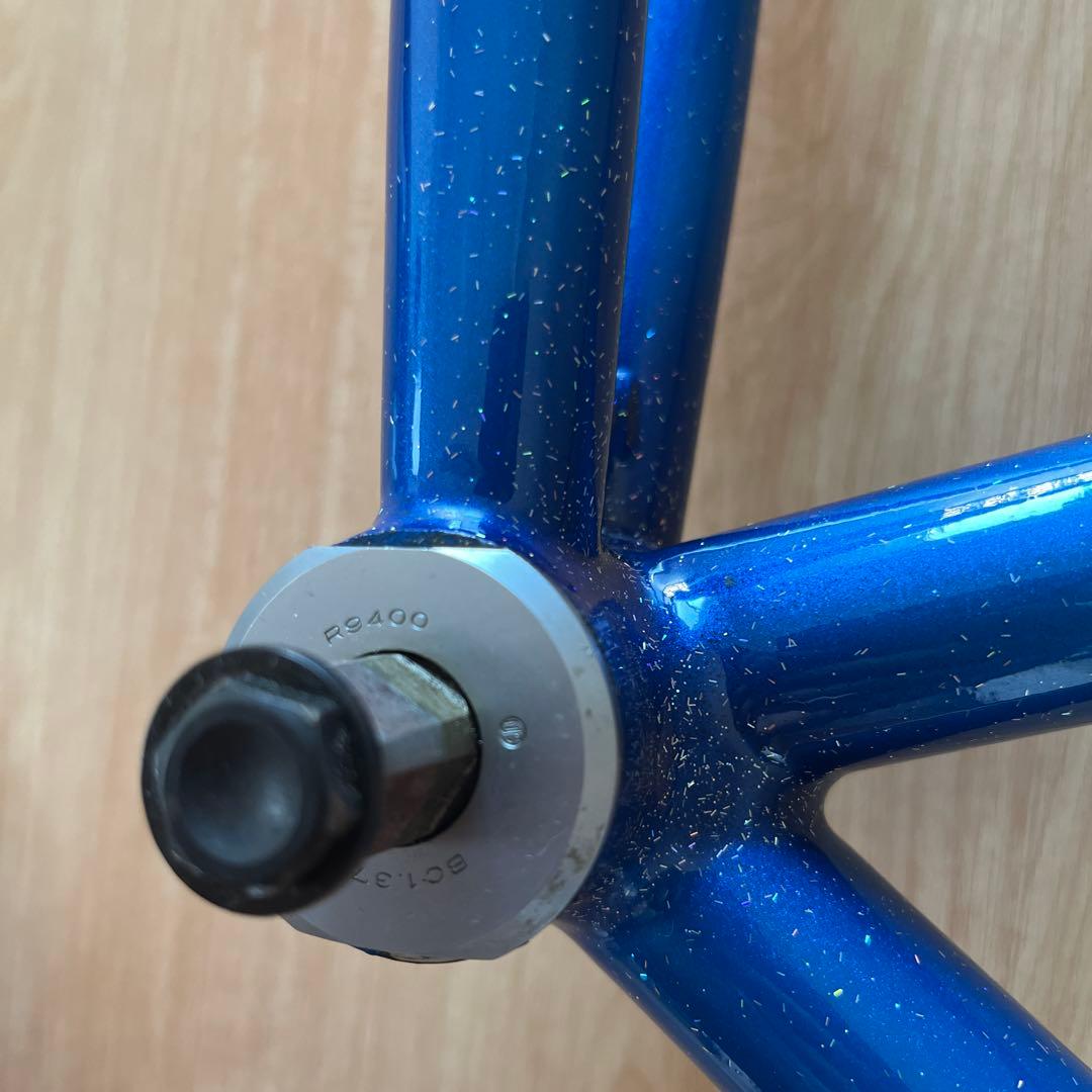 【競輪NJS認定】UMEZAWAフレーム 49cm Hattaヘッド&BB付き