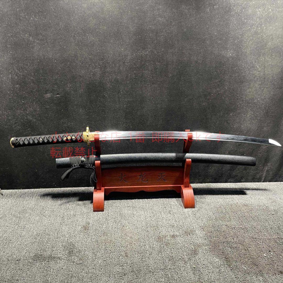 武士打刀29寸ロング1095鋼バージョン波 古兵器 武具 日本刀 模造刀 居合刀