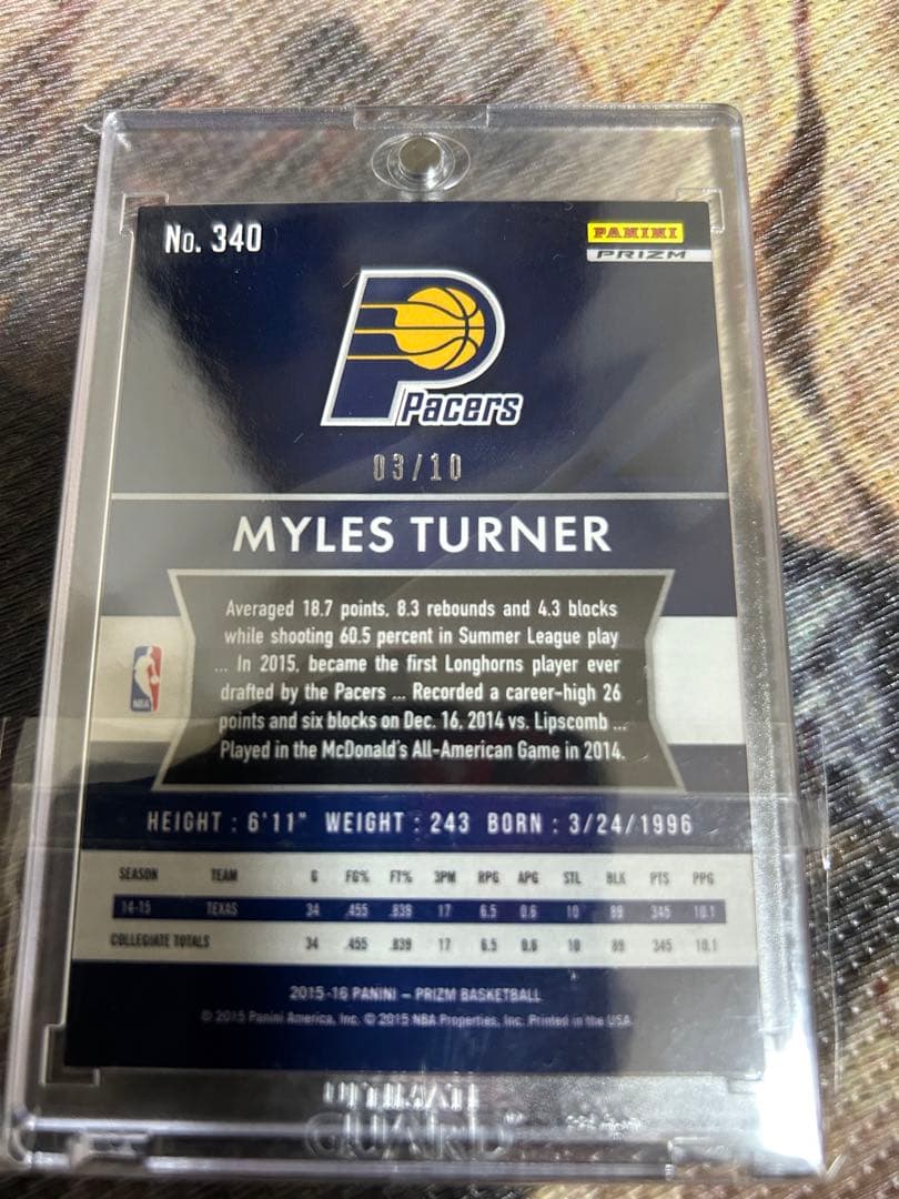 myles turner マイルズ・ターナー