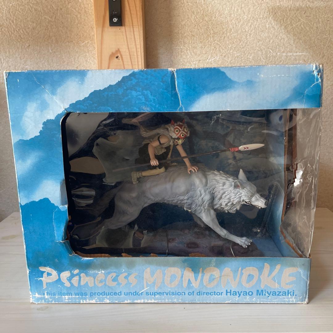 超希少　もののけ姫 サン＆犬神 フィギュア ジブリ コミニカ