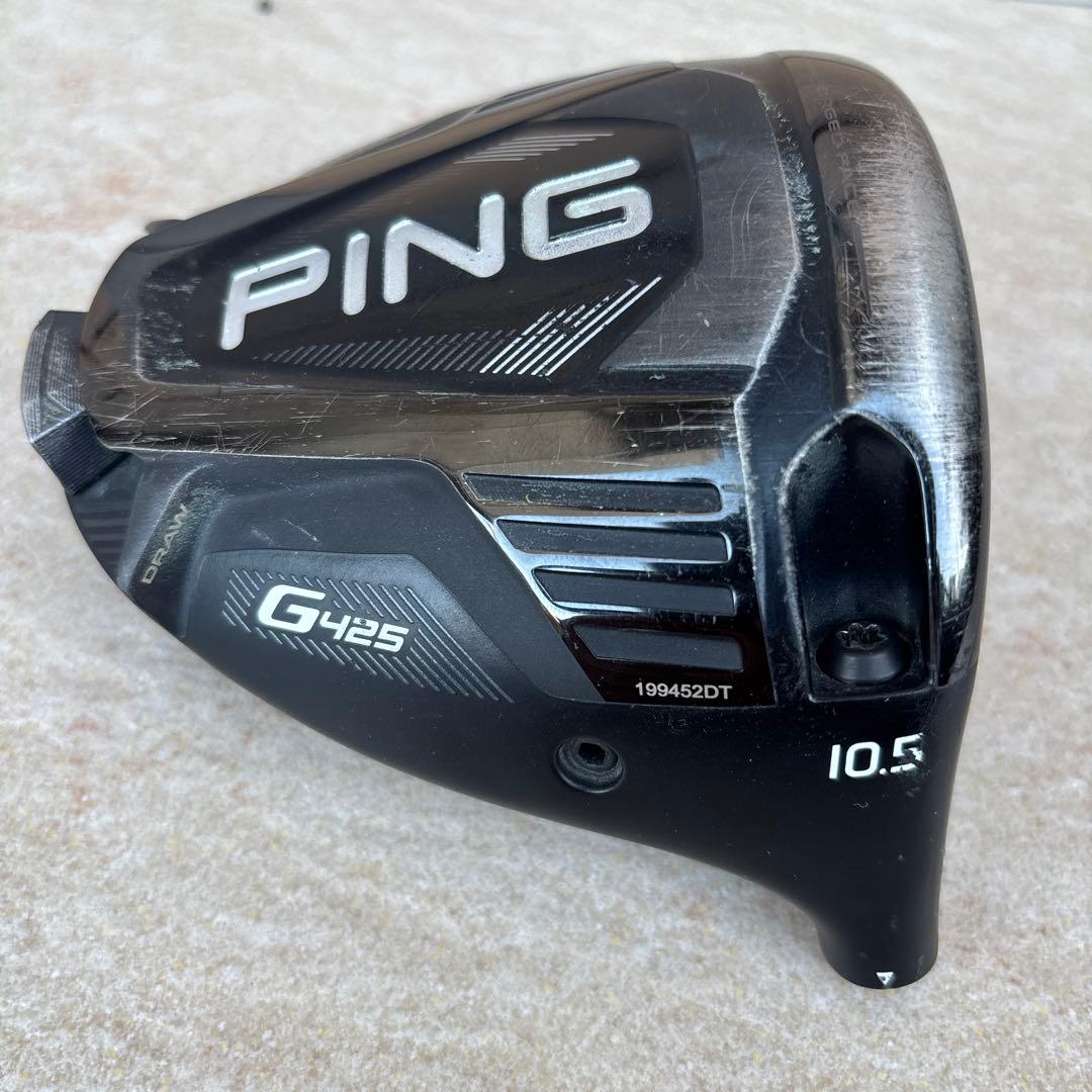 PING G425LSTドライバー　10.5 ヘッドのみ