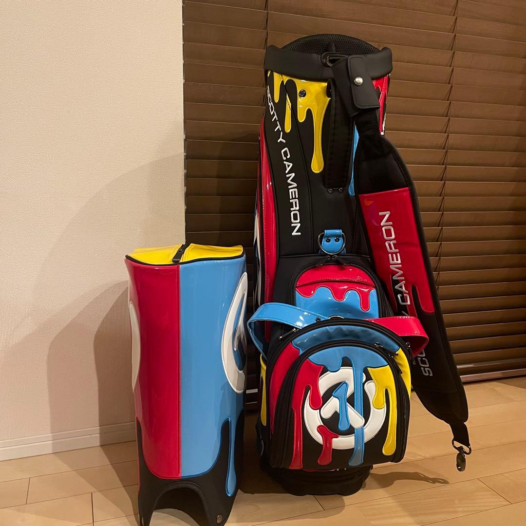 Titleist SCOTTY CAMERON キャメロン キャディバッグ 黒赤
