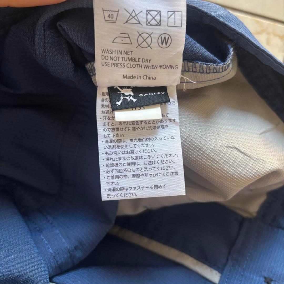 オークリー スカル OAKLEY ゴルフパンツ ネイビー系 コットンポリ