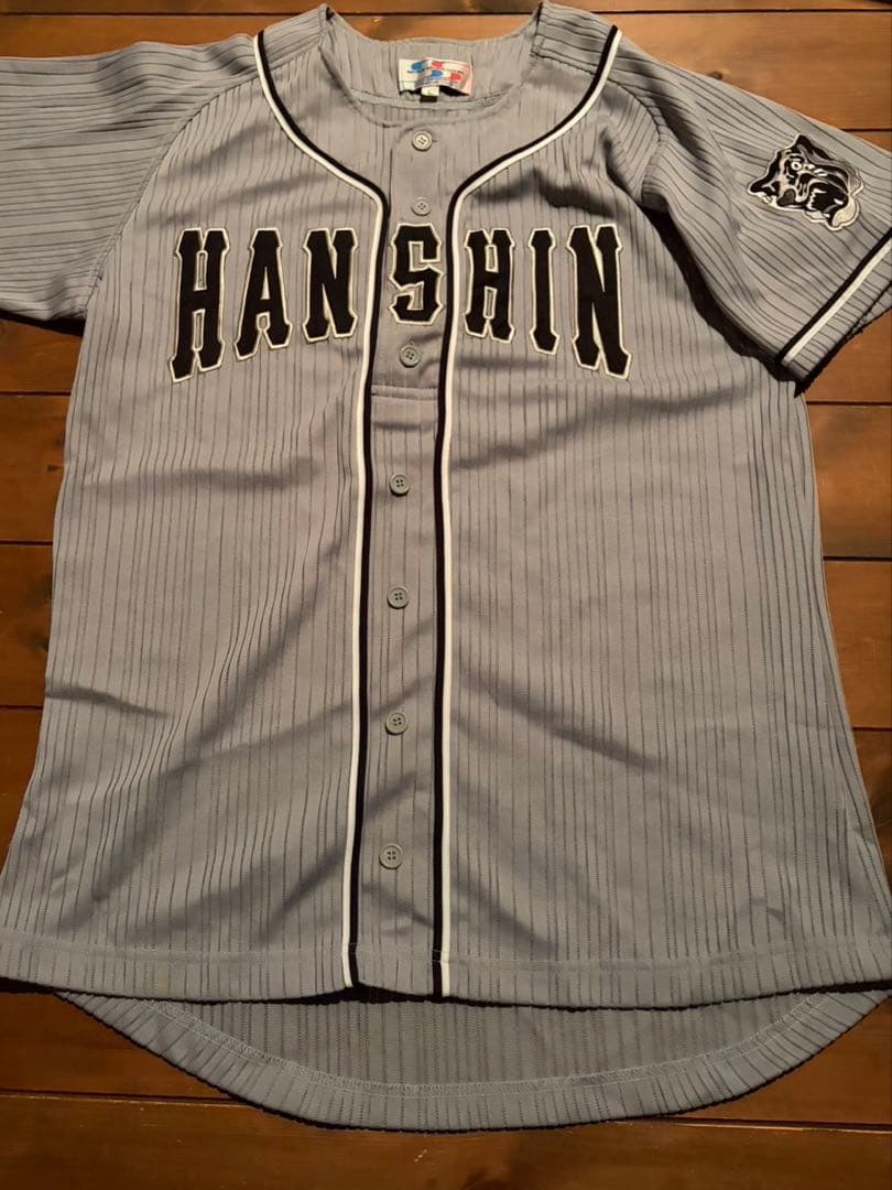 激レア　阪神タイガース　シャープ　レプリカユニフォーム　刺繍　銀ロゴ