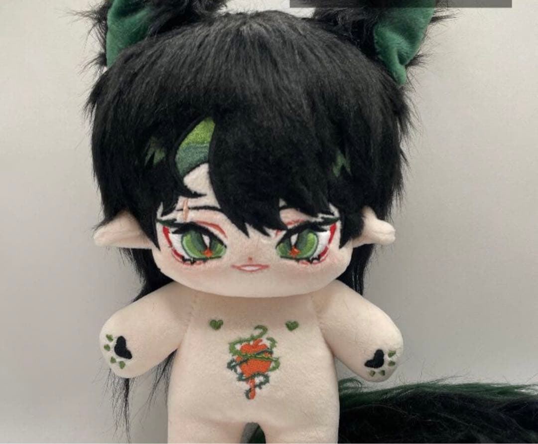 激レア　天使 & 悪魔　上質ぬいぐるみ　ペア2体　本体+衣装　羽根取り外し可能