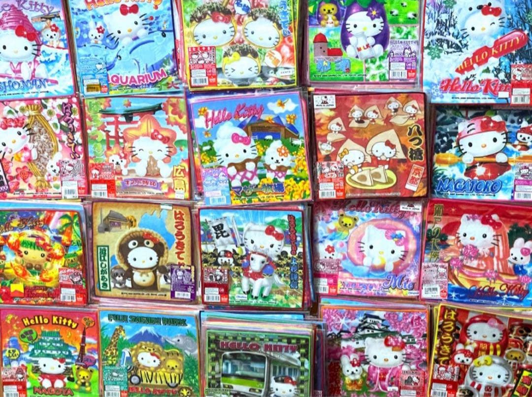 キティ ご当地 ハンドタオル 56枚 限定品 レア まとめ売り コレクション