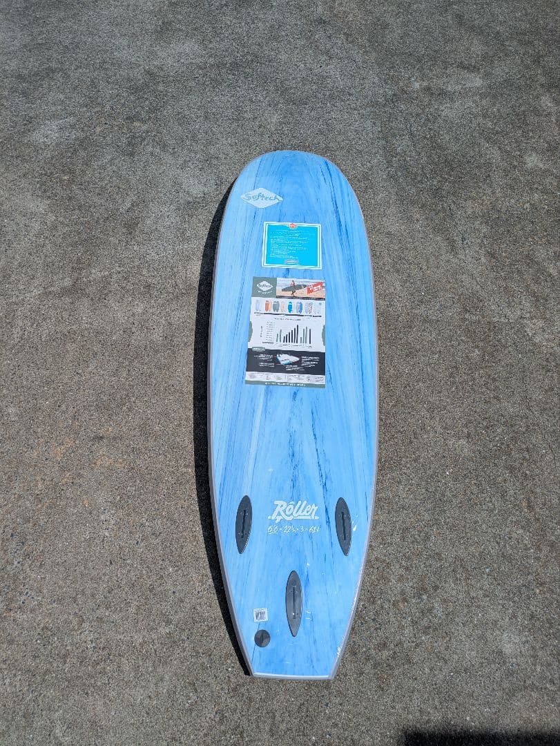 softech 6‘6“ ソフテック スポンジボード　ソフトボード grey