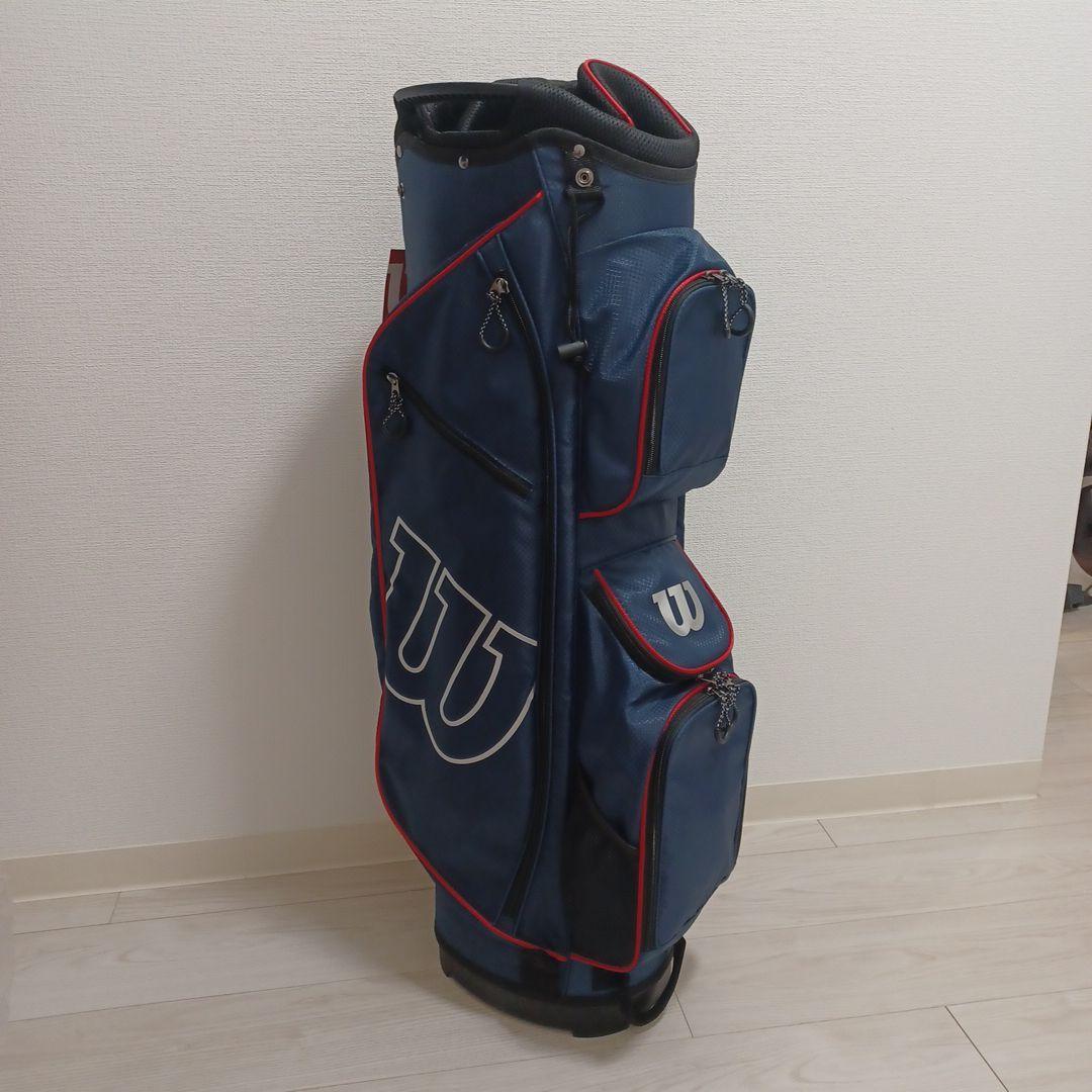 Wilson ウィルソン ゴルフバッグ キャディバッグ ネイビー