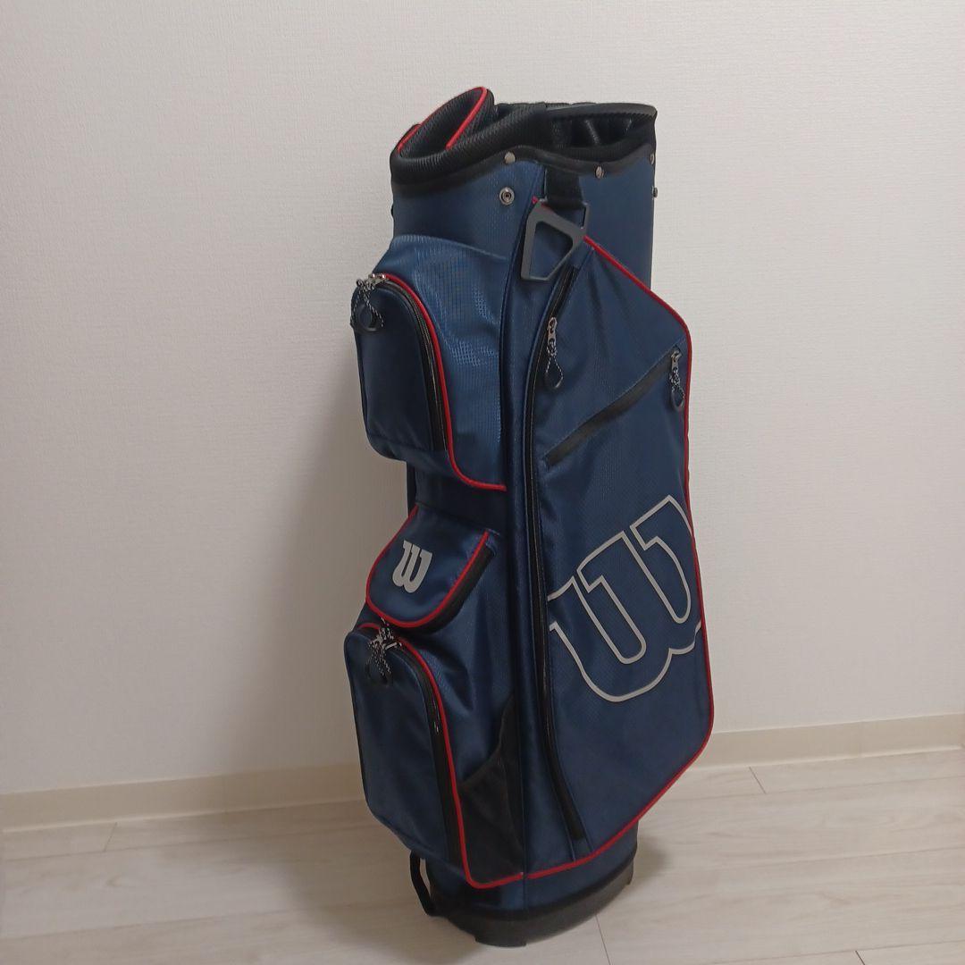 Wilson ウィルソン ゴルフバッグ キャディバッグ ネイビー