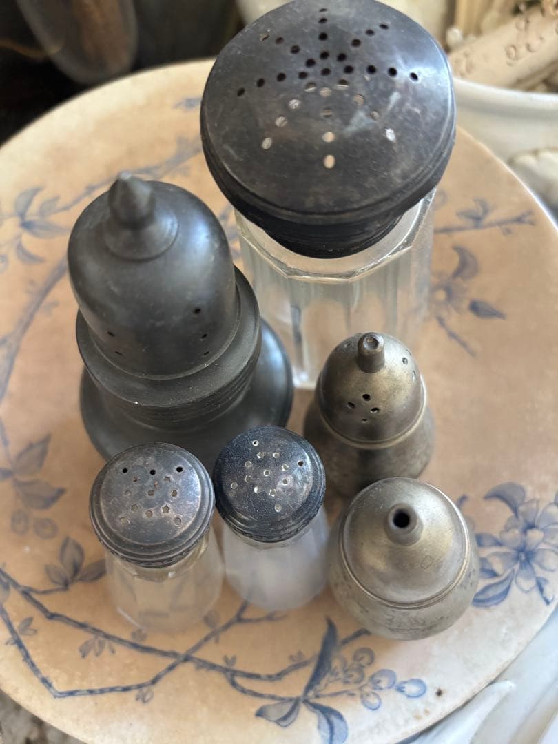 アンティーク雑貨 Antique Condiment Set (6 Pieces)