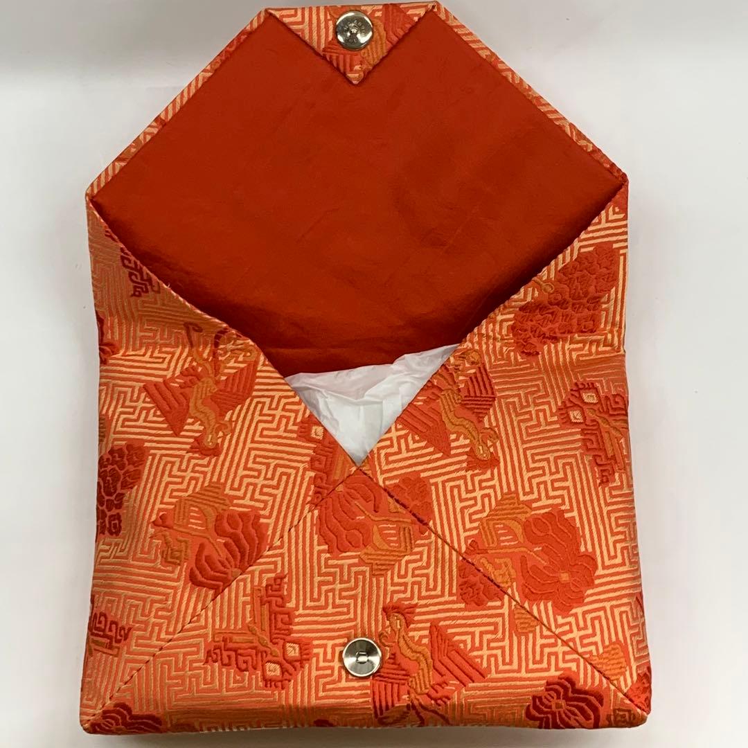 【数寄屋袋2    特選上　さや型鳳凰】正絹