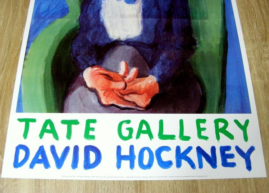 David Hockney My mother Bridlington ポスター