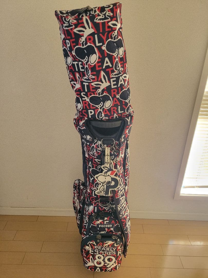 ハ*ル様 パーリーゲイツ　スタンド式キャディバッグ　スヌーピー