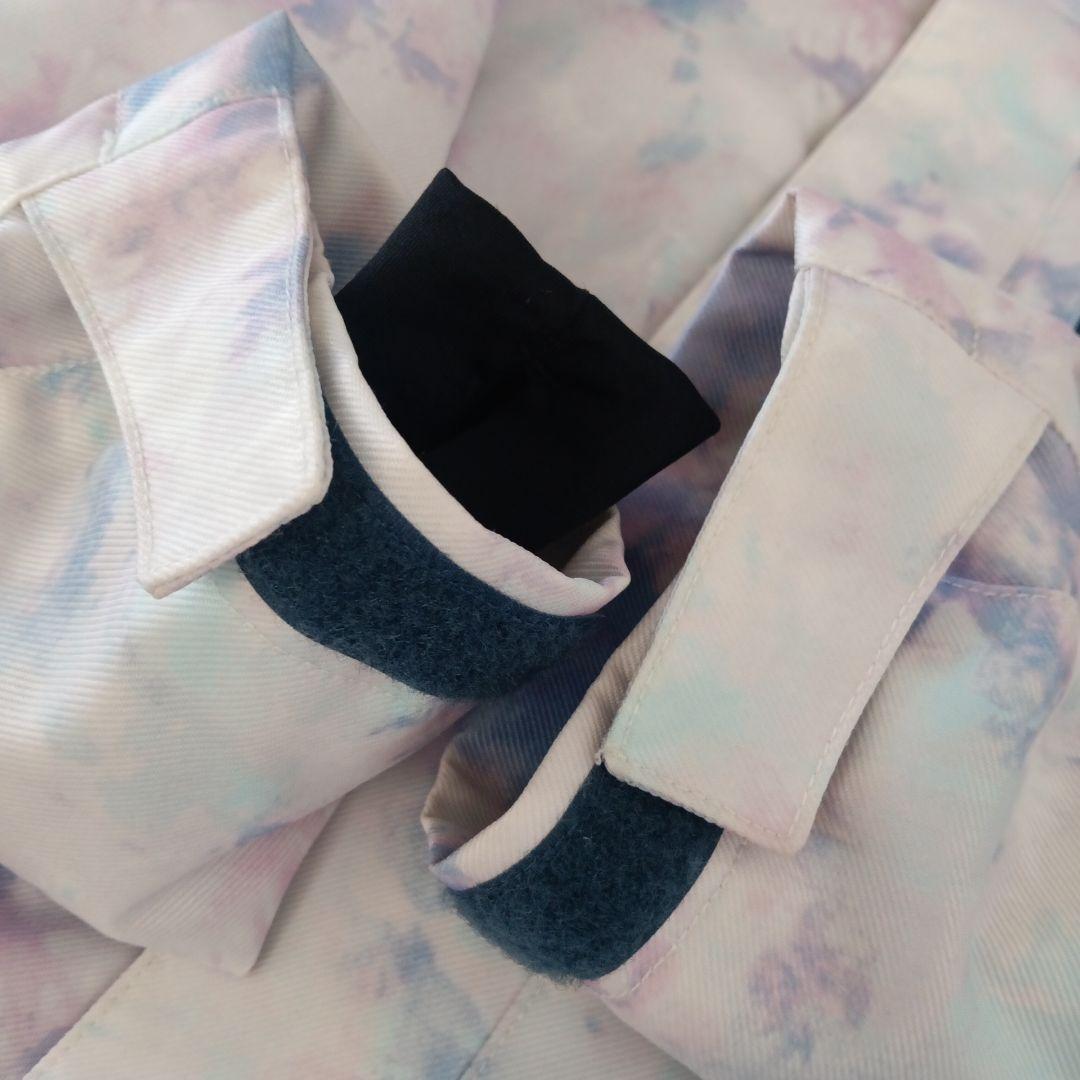 美品■エアボーンARBNレディーススキーウエア上下セットSラベンダー