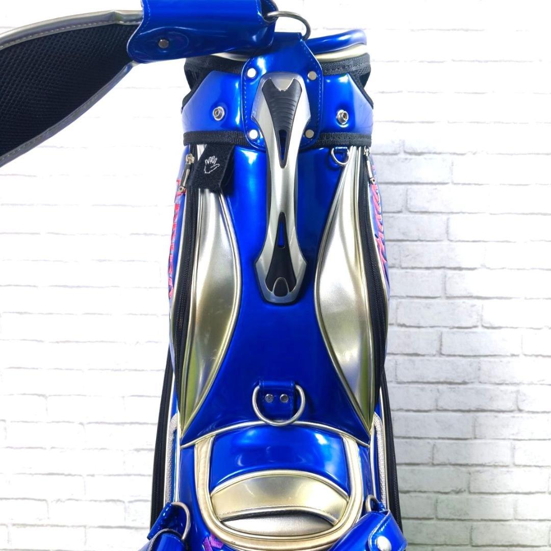 AKIRA 3点式 キャディーバッグ レア エナメル ブルー