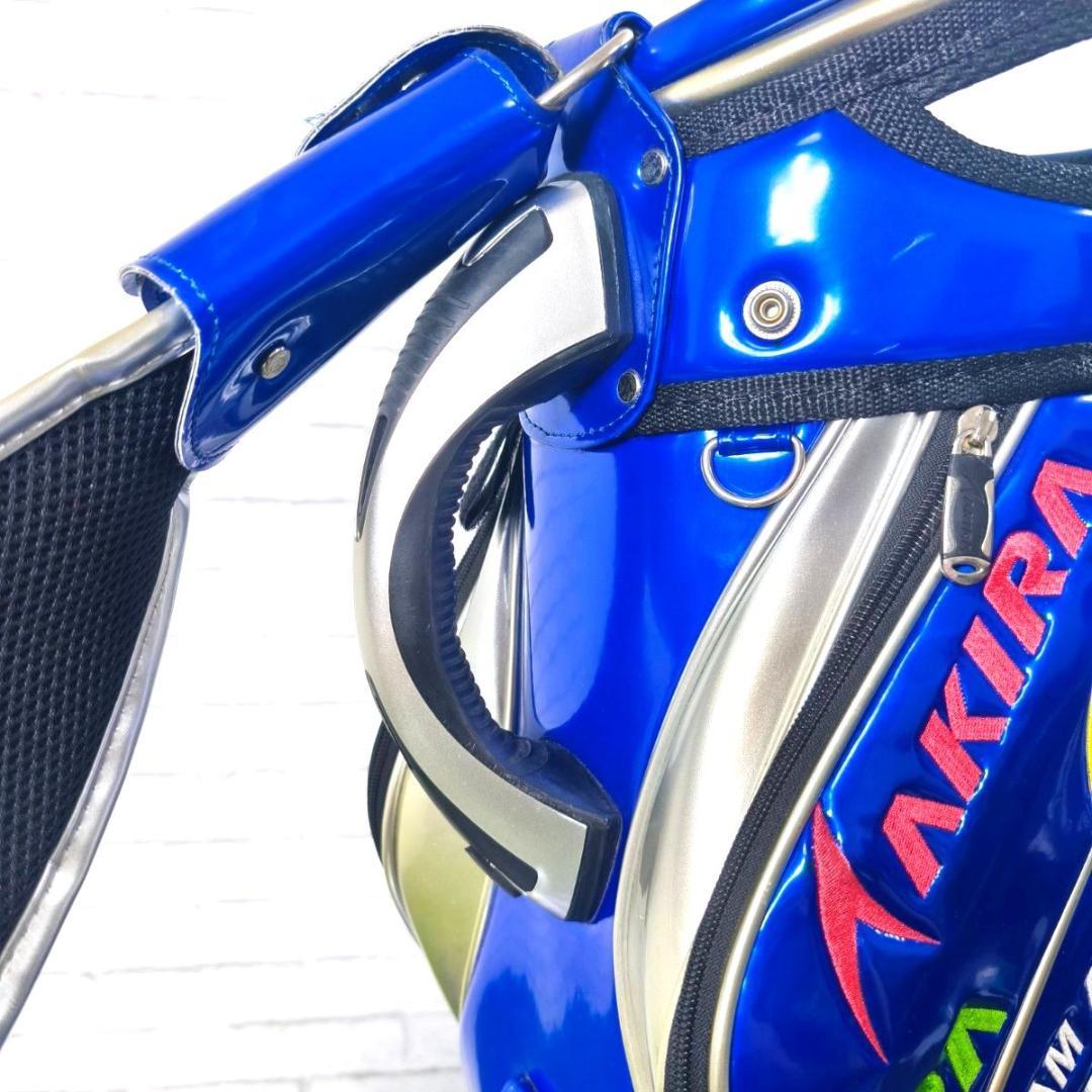 AKIRA 3点式 キャディーバッグ レア エナメル ブルー