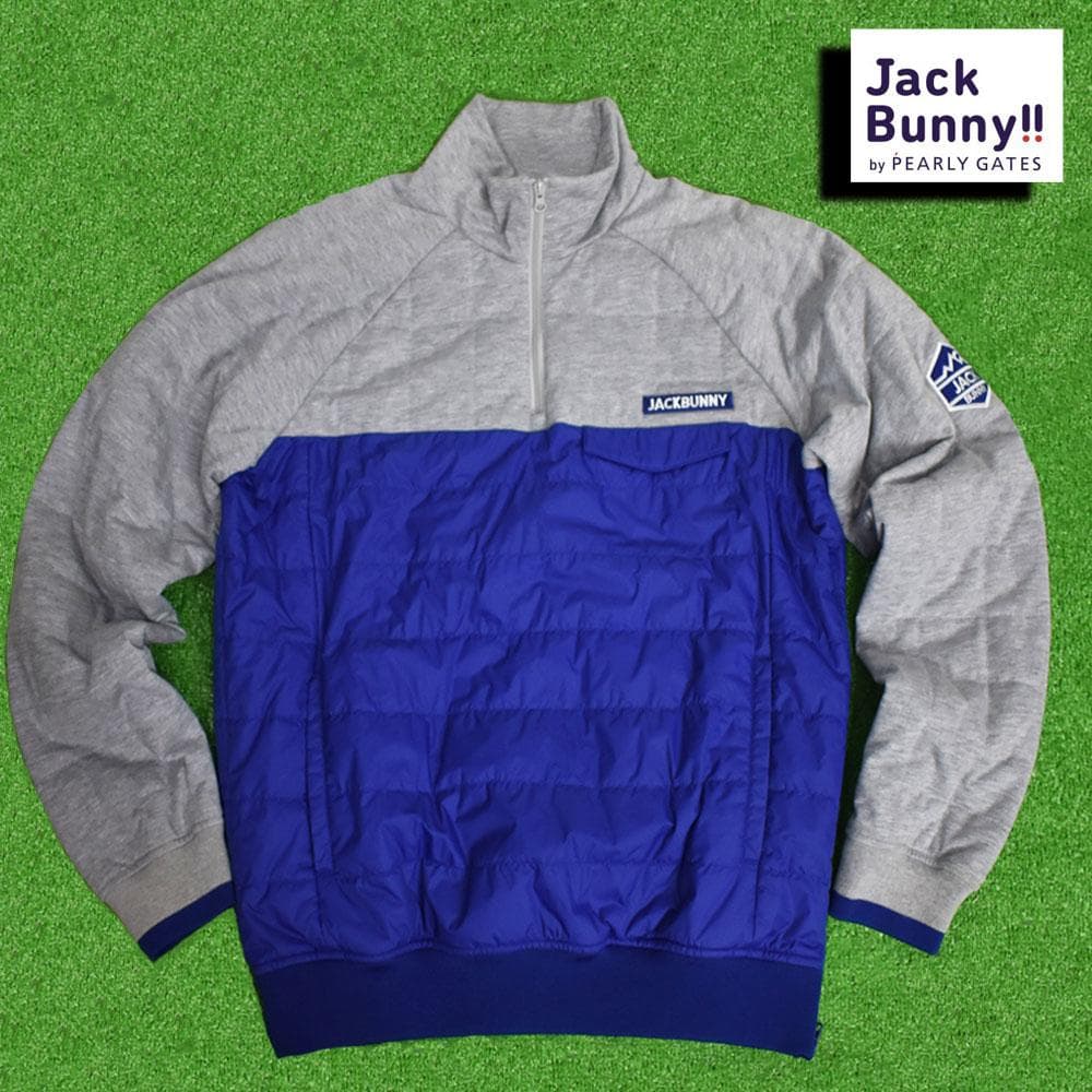 Jack Bunny!! ジャックバニー ゴルフ 中綿ジャケット【ブルー】美品！