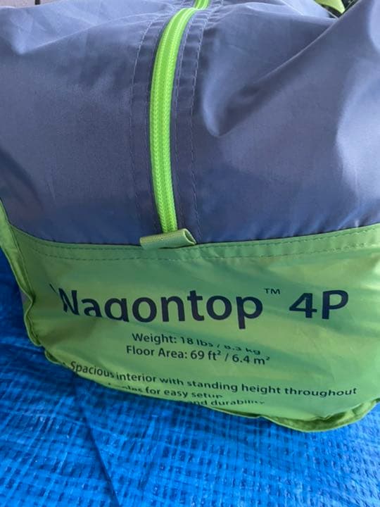 【未使用品】ニーモ ワゴントップ 4P フットプリント付き