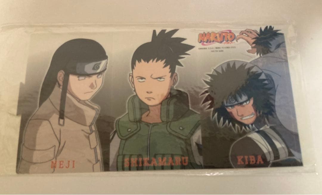 初期 非売品レアNARUTO ナルト　シカマル　キバ　ネジ