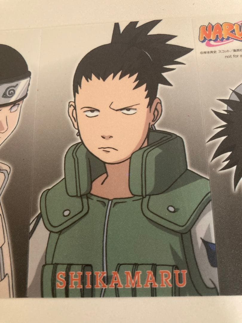 初期 非売品レアNARUTO ナルト　シカマル　キバ　ネジ