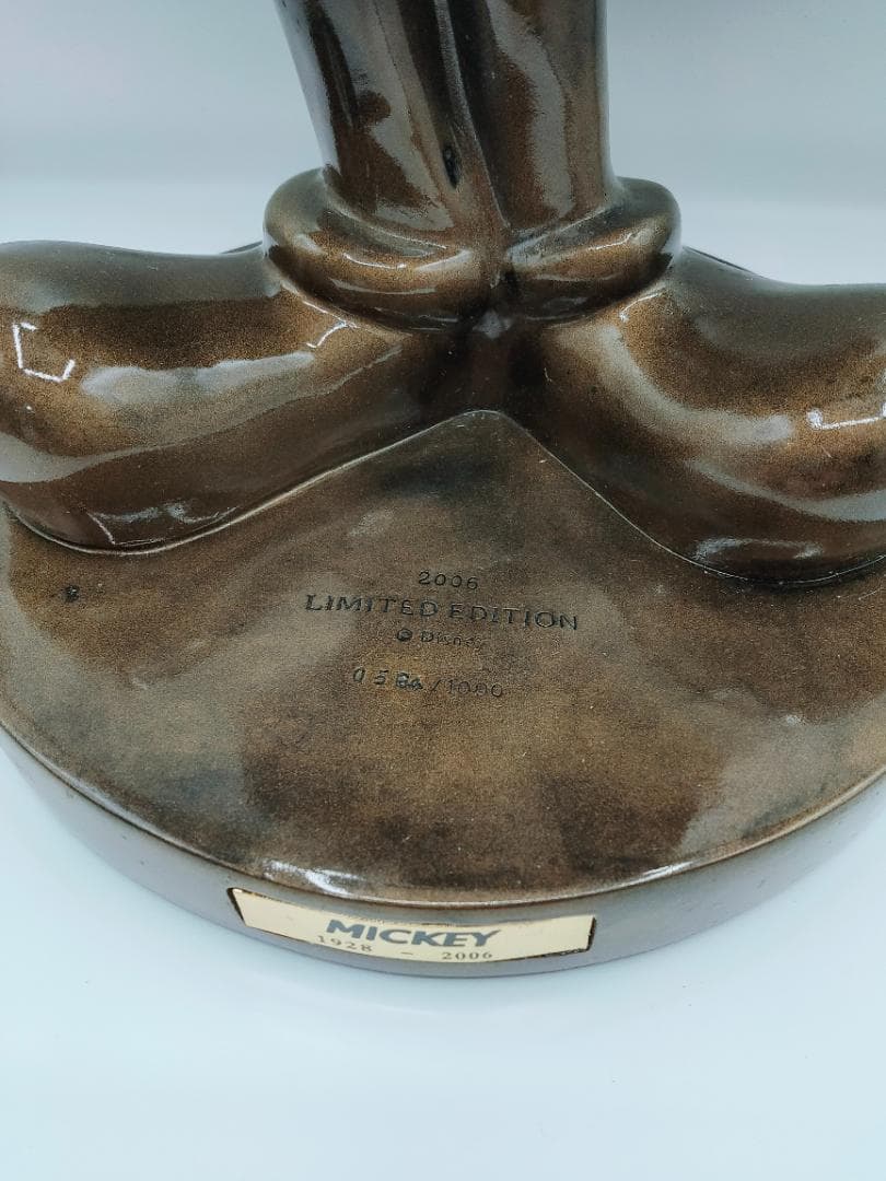 ミッキーマウス アニバーサリー 特大 ブロンズ像 2006 1000体限定