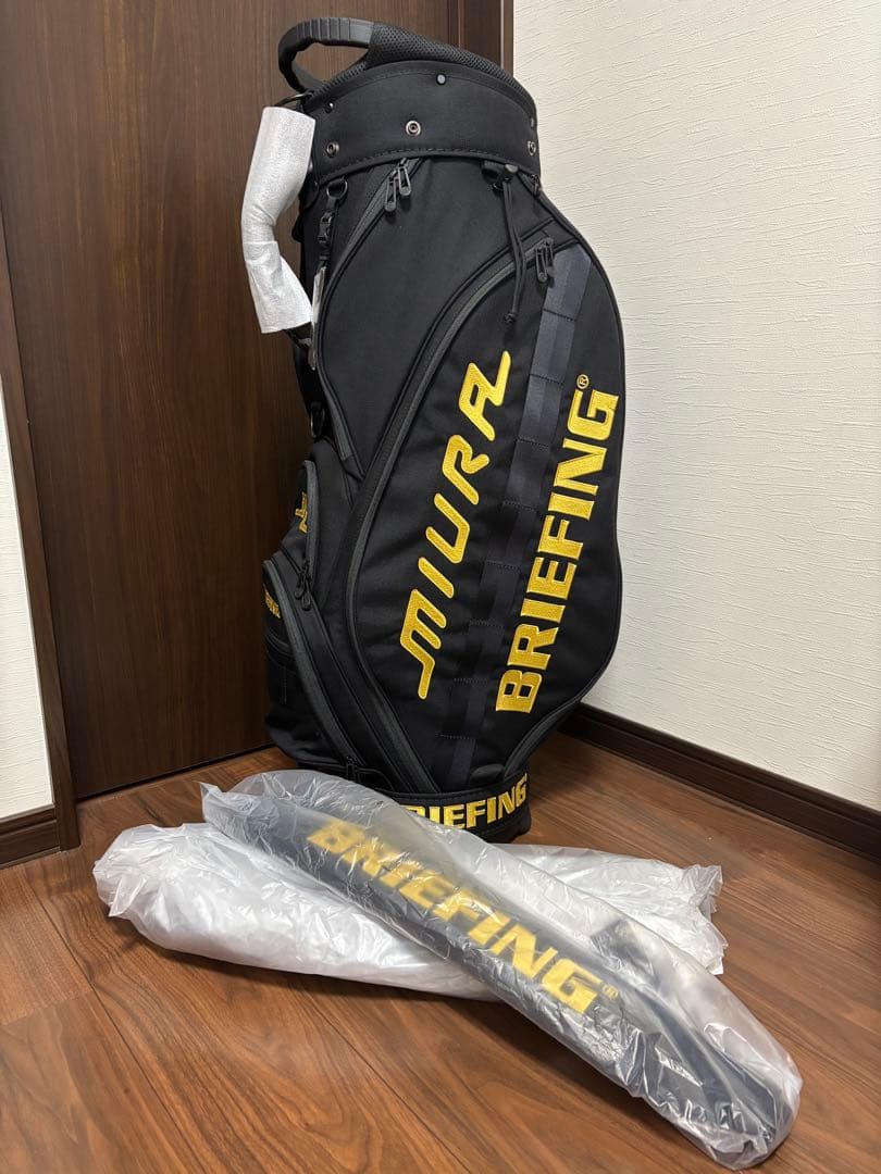 限定　新品　ブリーフィング　三浦技研　キャディバッグ　コラボ　ゴルフバッグ