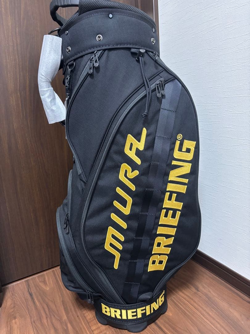 限定　新品　ブリーフィング　三浦技研　キャディバッグ　コラボ　ゴルフバッグ