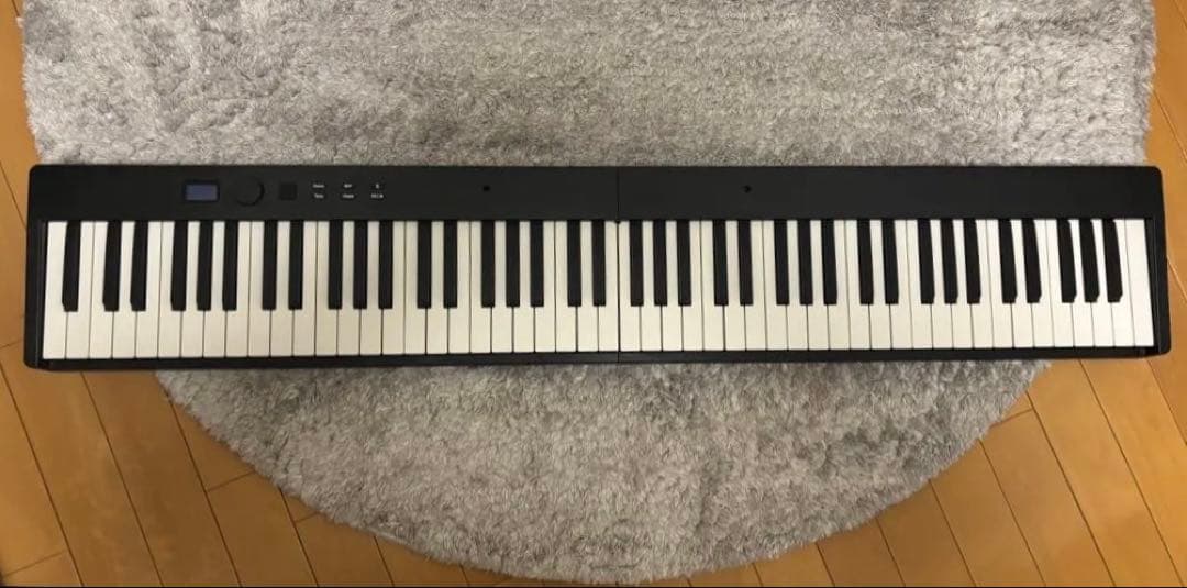 NikoMaku ニコマク 電子ピアノ 88鍵盤 折り畳み式 SWAN-X 黒