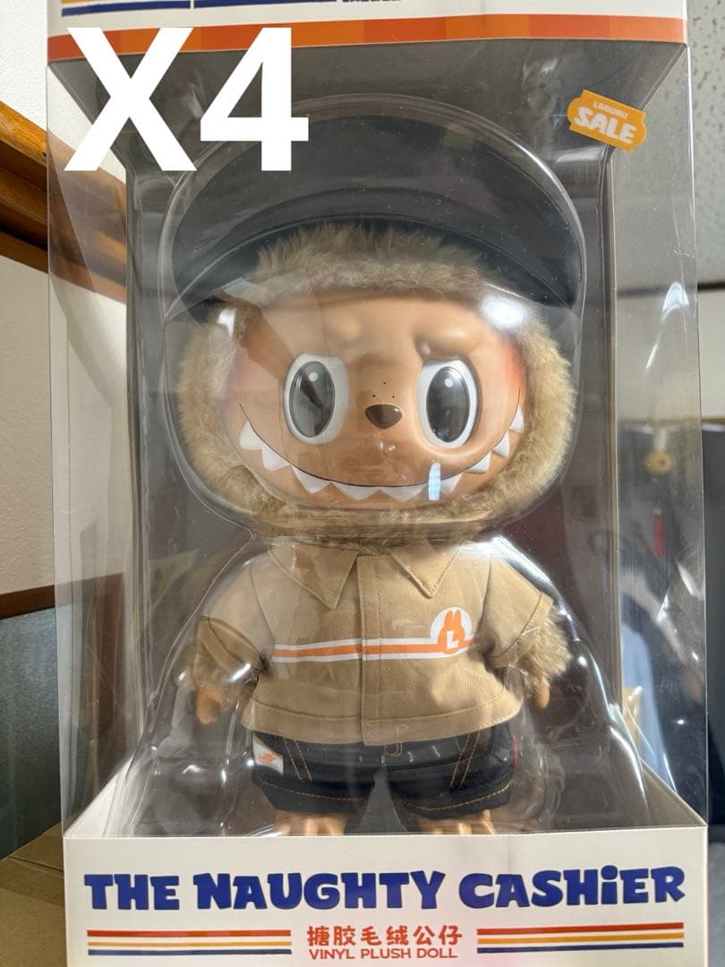 LABUBUラブブ The Naughty Cashierぬいぐるみ x4