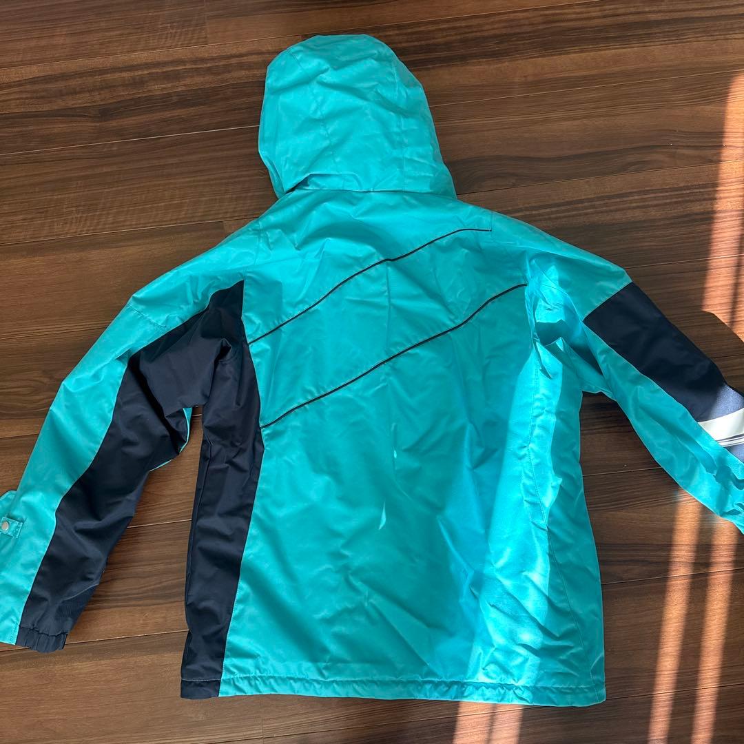 ミズノスキーウェア メンズ　スキージャケット　XL ターコイズブルー